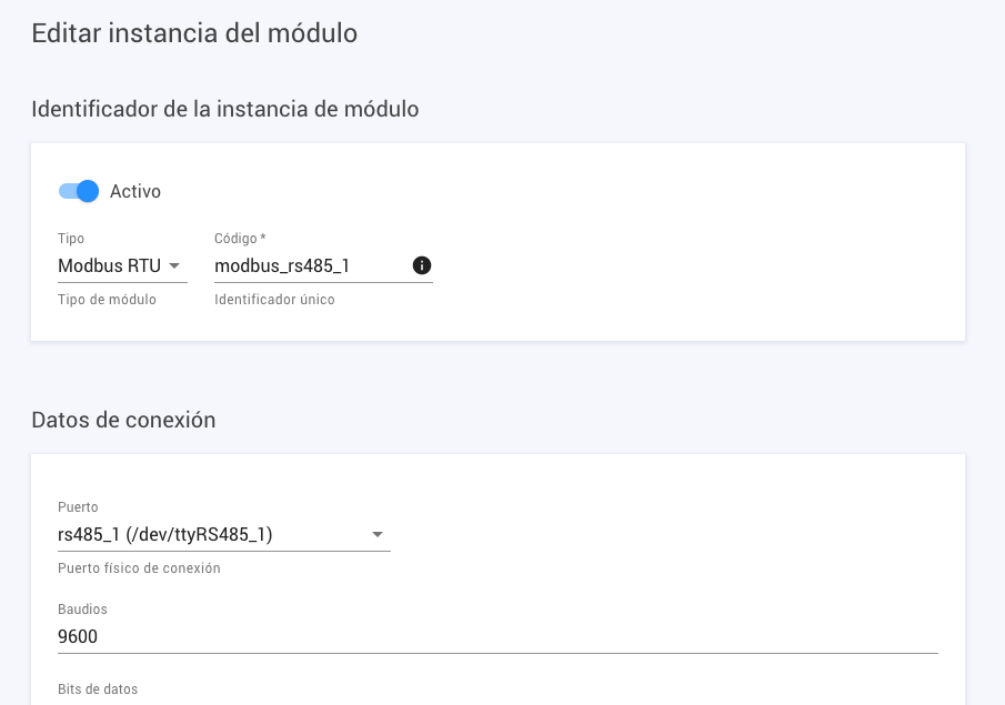Edición de instancia